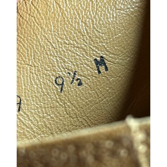 Stuart Weitzman Slouchy Suede Mid-Calf Boots Cognac Brown Sz 9.5 - Picture 10 of 10